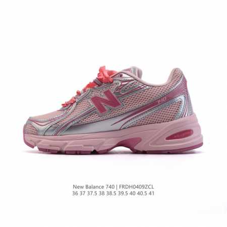 New Balance Mr740 Nb新百伦系列复古老爹风休闲运动慢跑鞋。采用轻质牛剖革拼接透气网眼衬垫织物鞋面材质 T-Beam大底提供足步弓支撑 保持步态 - 点击图像关闭