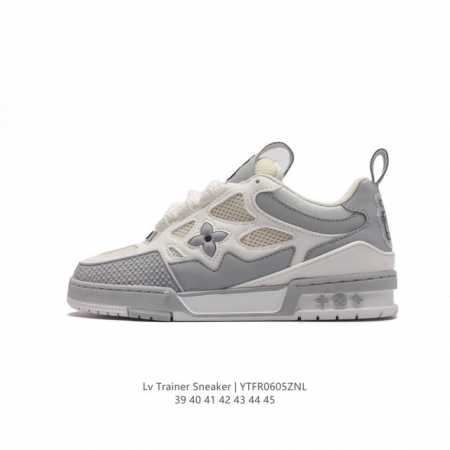 Louis Vuitton 路易威登 透气网面鞋面材质，原装一致tpr光泽组合鞋底，耐弯折滴塑支持片，鞋垫嵌入超软脚感乳胶材质驴的篮球鞋,Virgil Ablo - 点击图像关闭