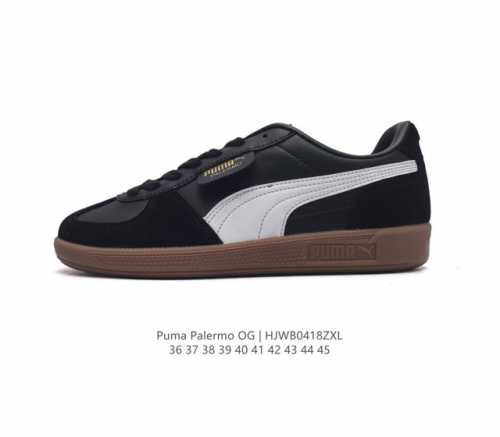彪马puma Palermo Og 防滑耐磨低帮德训板鞋 男女同款运动鞋，Army Trainer Og休闲鞋沿用德训鞋经典外观 鞋身和鞋舌分别添加了品牌标志性