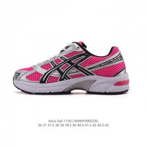 Asics 亚瑟士 新款情侣健步减震复古鞋Gel-1 男女时尚透气运动潮流耐磨休闲鞋 。选用网眼与皮革相接，复古而富有层次感。网布搭配金属感线条，虎爪 Logo