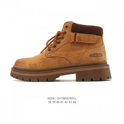 新品公司级 Keen 科恩 百搭 中筒 系带 圆头 马丁靴Keen 科恩 Utilitycincinnaty 柔软 防滑 短筒靴 防水户外休闲徒步鞋 马丁靴 尺