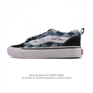 万斯 Vans Knu-Skool Vr3 Lx 面包鞋皮革拼接鞋面。坎普尔 茱利安系列低帮复古硫化休闲运动板鞋“肥胖版大Logo”要说整个 年最为热门的鞋型之