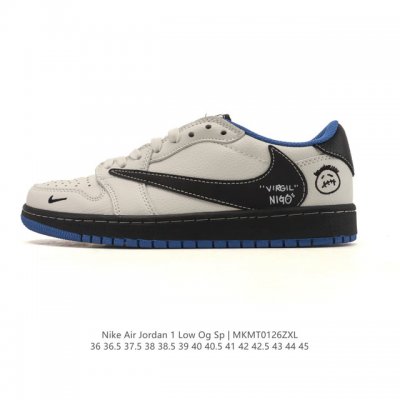 耐克 Nike Air Jordan 1 Low Og Sp Military Blue Aj1乔1倒勾 2026年新款低帮篮球鞋 Aj1 乔丹1代 Aj1 乔