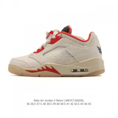 公司级 耐克 Nike Air Jordan 5 Retro 低帮男女同款运动鞋 乔丹之子 Aj5 乔丹5代 Aj5 乔5 乔丹5 高邦 乔丹篮球运动鞋 高帮复