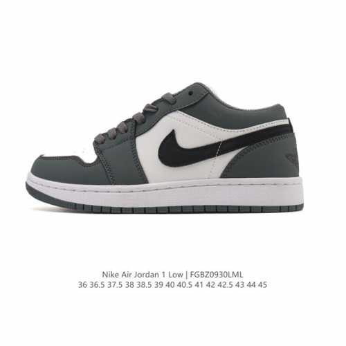 耐克 乔丹Air Jordan 1 Low Aj1 乔1 乔丹1代Aj1 低帮复古文化休闲运动篮球鞋。该鞋款从 1985 年元年款汲取设计灵感，焕新演绎简约经典