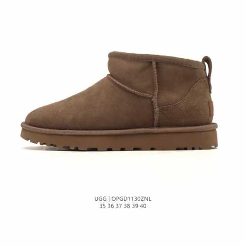 公司级 Ugg 雪地靴 女鞋广东原产，采用Tpu模压鞋面内嵌羚羊棕羊毛，鞋面具有防水功能，选用7毫米Uggpure 植入式羊毛里衬与可拆卸的Uggpure 植入