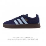阿迪达斯 Adidas Vl Court Classic Shoes 运动休闲板鞋德训鞋 T头鞋 这款Adidas经典运动鞋，以经典造型塑就百搭风格。灵感源自A