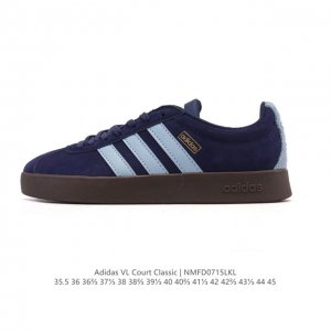 阿迪达斯 Adidas Vl Court Classic Shoes 运动休闲板鞋德训鞋 T头鞋 这款Adidas经典运动鞋，以经典造型塑就百搭风格。灵感源自A