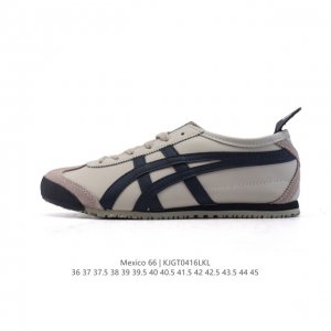 Asics 亚瑟士 男女鞋真标半码制 配足弓鞋垫 日产经典老牌-鬼塚虎 Onitsuka Tiger Mexico 66经典墨西哥系列复古经典百搭板鞋休闲运动鞋