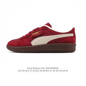 彪马puma palermo Og 防滑耐磨低帮德训板鞋 男女运动鞋，Army Trainer Og休闲鞋沿用德训鞋经典外观 鞋身和鞋舌分别添加了品牌标志性 L