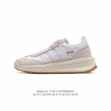 阿迪达斯adidas Sl 72 Shoes 经典复古薄底运动鞋 T头鞋 三叶草复古休闲跑步鞋休闲运动鞋 这款经典运动鞋携复古型格，来访你的活力日常 采用舒爽帆 - 点击图像关闭