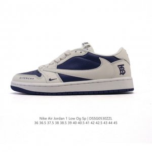 真标 耐克 Nike Air Jordan 1 Low Og Sp Military Blue Aj1乔1倒勾 2025年新款 蛇年新款 低帮篮球鞋 Aj1 乔