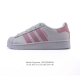公司级 阿迪达斯 Adidas Superstar 2025年新款鞋子 蛇年新款经典贝壳头系列 新款休闲板鞋潮流女士运动鞋 。鞋面柔软皮革拼接材质 标志性的贝壳