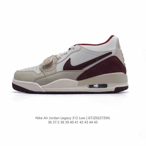 公司级 耐克 Aj 乔丹 Air Jordan Legacy 312 低帮运动鞋 Aj312 乔312百搭篮球鞋 酷炫混搭，谁人不爱？Air Jordan Le
