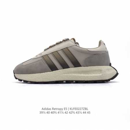 真爆 新配色 阿迪达斯 新款 三叶草 厚底 Adidas Retropy E5 新款 爆米花 低帮经典运动鞋潮厚底增高男士慢跑鞋。以70年代经典跑步鞋为灵感，新 - 点击图像关闭
