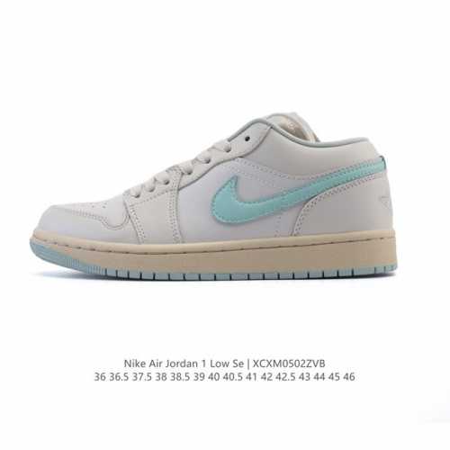 耐克 乔丹Air Jordan 1 Low Aj1 乔1 乔丹1代Aj1 低帮复古文化休闲运动篮球鞋。从1985 年面世的元年款汲取设计灵感，采用简洁大方的经典