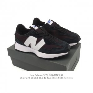 真标 Nb 新百伦 New Balance 327系列复古休闲运动慢跑鞋时尚男女运动鞋 以更纯粹的复古风格设计打造的全新造型 侧身还以解构设计，将 N 字标志以