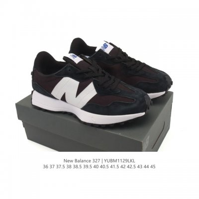 真标 Nb 新百伦 New Balance 327系列复古休闲运动慢跑鞋时尚男女运动鞋 以更纯粹的复古风格设计打造的全新造型 侧身还以解构设计，将 N 字标志以