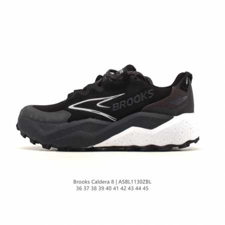 新品公司级 布鲁克斯 Brooks 男女子Caldera 8山啸越野跑鞋。Brooks Caldera 8 是一款专为长距离越野跑设计的跑鞋，以其卓越的缓震性能 - 点击图像关闭