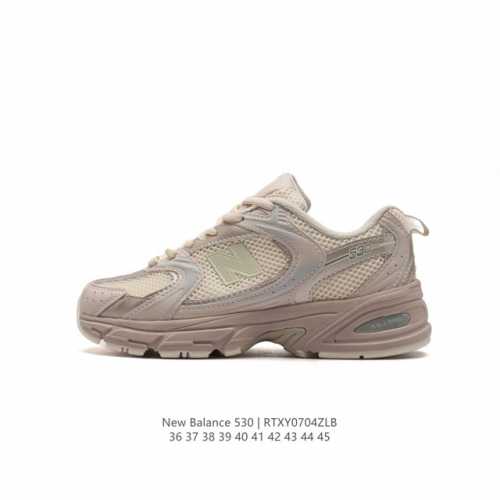 新百伦 NB530 New Balance 530 复跑古鞋NB530这鞋双确实是NB家经复典古款式之一，以全科新技诠释，成打功造530鞋款。鞋面保在持530基