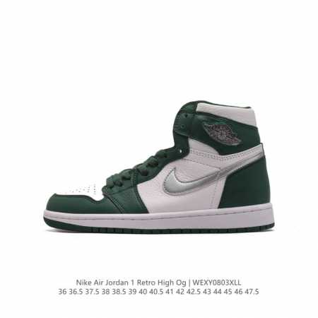 纯原版本 耐克 男女鞋 Nike Air Jordan 1 Retro High Og 乔丹一代aj1 乔1 Aj1 篮球鞋复刻运动鞋。皮面高帮板鞋的设计灵感源 - 点击图像关闭