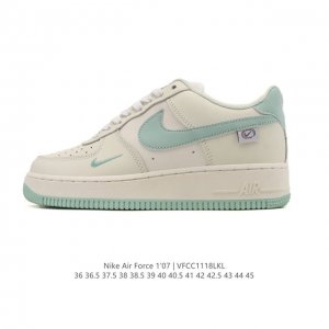 耐克 Nike Air Force 1 '07 Low 空军一号含气垫 低帮 小白鞋 百搭厚底增高休闲运动板鞋。柔软、弹性十足的缓震性能和出色的中底设计，横跨复