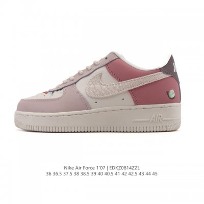 耐克 Nike Air Force 1 '07 Low 空军一号含气垫 小白鞋 2025年新款 低帮百搭厚底增高休闲运动板鞋。柔软、弹性十足的缓震性能和出色的中