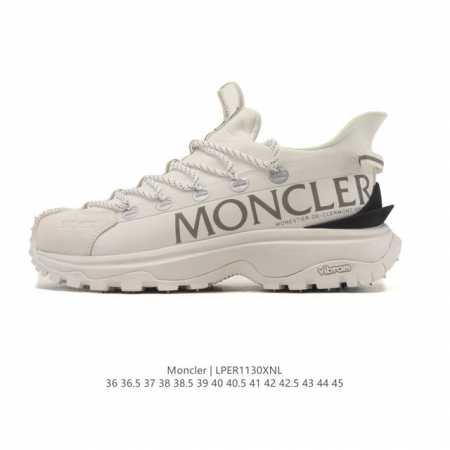 公司级 Moncler 盟可睐 蒙口 Trailgrip Gtx 抗撕裂材质山地户外运动鞋 厚底增高 低帮男女鞋。鞋身采用Cordura防撕裂尼龙 Gore-T - 点击图像关闭