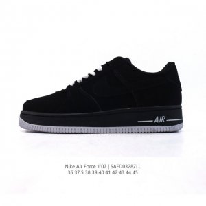 130 耐克 Nike Air Force 1 '07 Low 2025新年新款 空军一号含气垫 小白鞋 低帮百搭厚底增高休闲运动板鞋。柔软、弹性十足的缓震性能