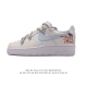 耐克 Nike Air Force 1 '07 Low 空军一号含气垫 解构绑带 双鞋带 小白鞋 低帮百搭厚底增高休闲运动板鞋。柔软、弹性十足的缓震性能和出色的