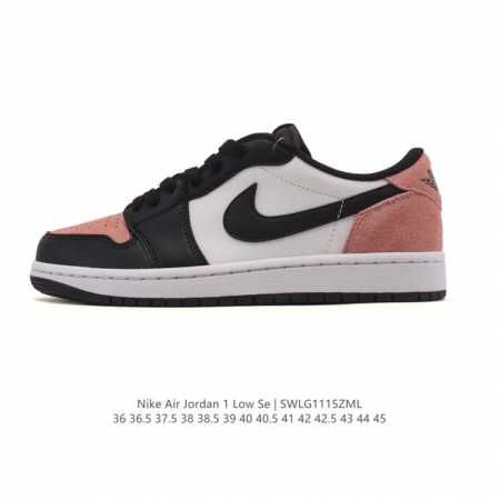公司级 耐克 乔丹Air Jordan 1 Low Aj1 乔1 乔丹1代Aj1 低帮复古文化休闲运动篮球鞋。该鞋款从 1985 年元年款汲取设计灵感，焕新演绎 - 点击图像关闭