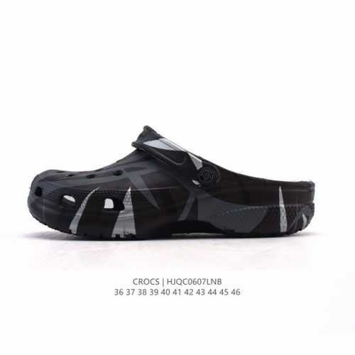 Crocs 沙滩洞洞鞋 男女士休闲厚底增高凉拖鞋 卡骆驰明星同款 厚底增高沙滩鞋 选择尺码时 建议选大一码 脚感更舒适 家居休闲一式两用拖鞋 白敬亭同款，坡跟设