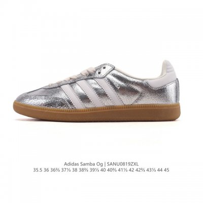 阿迪达斯 德训鞋 Adidas Originals Samba Og Shoes 经典运动鞋小白鞋 T头鞋 女士板鞋 彰显休闲摩登风情的时尚经典鞋。它诞生于50