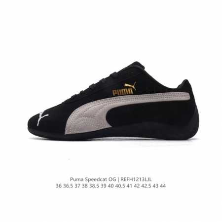 特价 Puma Speedca Og 彪马极速赛车系列低帮德训风拼接复古百搭休闲运动赛车鞋 鞋款从 、 年代赛车手所穿的防火赛车鞋为原型，鞋身线条模仿了赛车的流 - 点击图像关闭