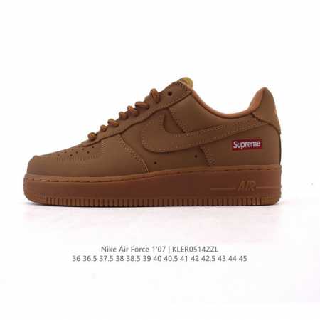 耐克 Nike Air Force 1 '07 Low 空军一号含气垫 低帮百搭厚底增高 小白鞋 休闲运动板鞋。柔软、弹性十足的缓震性能和出色的中底设计，横跨复 - 点击图像关闭