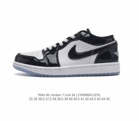 耐克 乔丹air Jordan 1 Low Aj1 乔1 乔丹1代aj1 低帮复古文化休闲运动篮球鞋。该鞋款从 1985 年元年款汲取设计灵感，焕新演绎简约经典 - 点击图像关闭