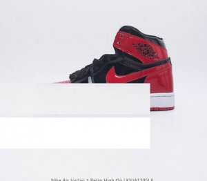 真二层 耐克 Nike Air Jordan 1 Retro High Og 乔丹一代aj1 乔1 Aj1 高帮篮球鞋复刻运动鞋 皮面高帮板鞋的设计灵感源自运动