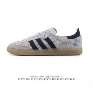 140 阿迪达斯 德训鞋 Adidas Originals Samba Og Shoes 经典运动鞋小白鞋「T头鞋」男女鞋 彰显休闲摩登风情的时尚经典鞋。它诞生