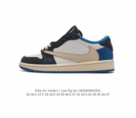耐克 Nike Air Jordan 1 Low Og Sp Military Blue Aj1乔1 倒勾 低帮篮球鞋 Aj1 乔丹1代 Aj1 乔1 反向脚趾 - 点击图像关闭
