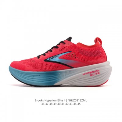 新品公司级 独家新款 布鲁克斯 Brooks 龙卷风Hyperion Elite 4Pb碳板跑鞋 老爹鞋 厚底增高缓震慢跑鞋，Brooks Hyperion E