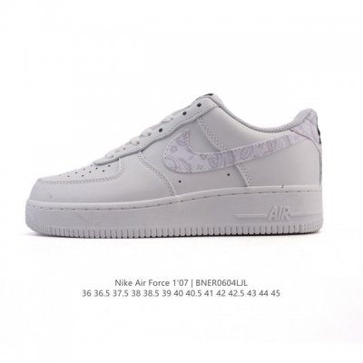 耐克 Nike Air Force 1 '07 Low 空军一号含气垫 小白鞋 2025年 蛇年新款 低帮百搭厚底增高休闲运动板鞋。柔软、弹性十足的缓震性能和出