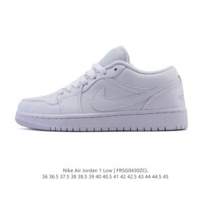 公司级 耐克 乔丹Air Jordan 1 Low Aj1 乔1 乔丹1代Aj1 低帮复古文化休闲运动篮球鞋，从1985 年面世的元年款汲取设计灵感，采用简洁大