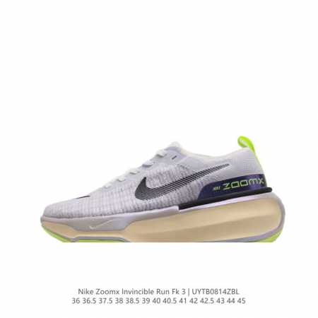 耐克 Nike Zoomx Invincible Run Fk 3 机能风格运动鞋 厚底增高老爹鞋。最新一代的invincible 第三代来了！首先鞋面采用的是 - 点击图像关闭