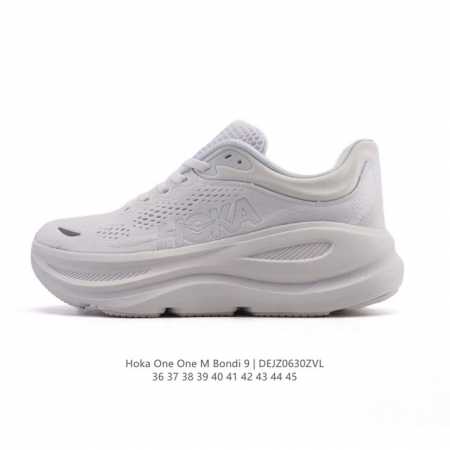 公司级 Hoka畅行无阻 Hoka One One Bondi 9 舒适百搭耐磨轻便 低帮跑步鞋 男女款。Bondi 9 最显著的变化在于其鞋底单元，原本扎实可 - 点击图像关闭