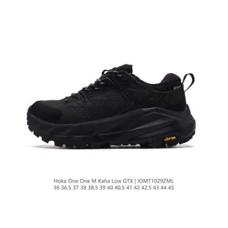 公司级 HOKA ONE ONE Kaha 2 Low GTX 男女子登山鞋低邦徒步鞋减震防水支撑 卡哈2低邦防水版 缓震登山运动鞋。双密度中底提高缓震性，延伸 - 点击图像关闭