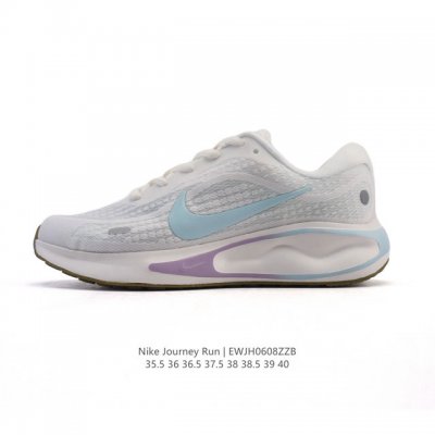 公司级 耐克 Nike Journey Run 女子透气公路运动跑步鞋 厚底增高老爹鞋 搭载柔软厚实的 Comfiride 泡绵缓震配置，助你征服充满挑战的路面
