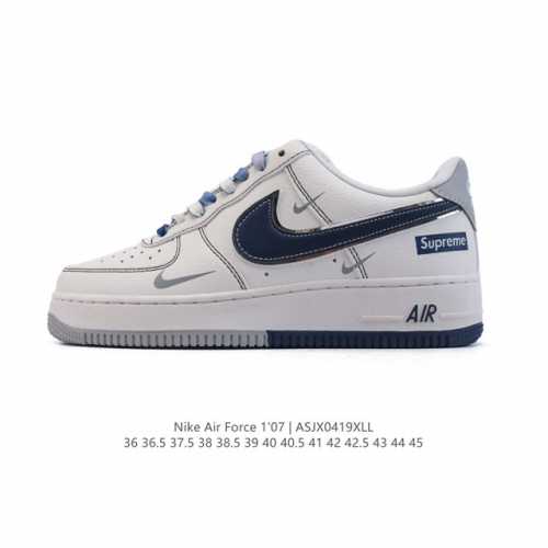 公司级 Af1耐克 2025年新款小白鞋 Nike Air Force 7 Low 空军一号 厚底增高百搭运动板鞋 原楦头原纸板 打造纯正空军版型，专注外贸渠道