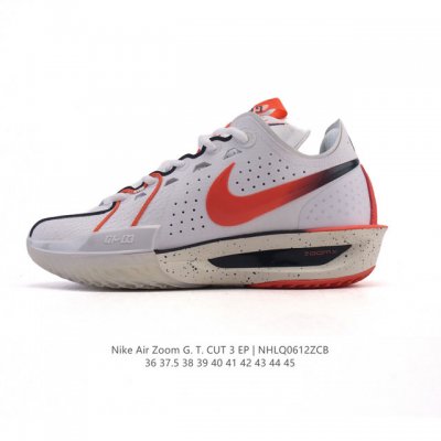耐克 Nike Air Zoom G.T.Cut 3 Ep耐克新款实战系列篮球鞋。全掌React+Zoom Strobel+后跟Zoom 离地面更近的设计提供更