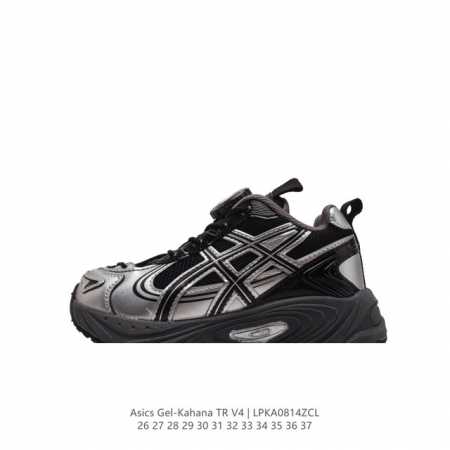 童鞋 Asics Gel-Kahana Tr V4 亚瑟士户外运动鞋 儿童户外运动鞋 脚感非常好透气 户外登山鞋，这双鞋极具户外运动风格设计，大底与中底采用了a - 点击图像关闭