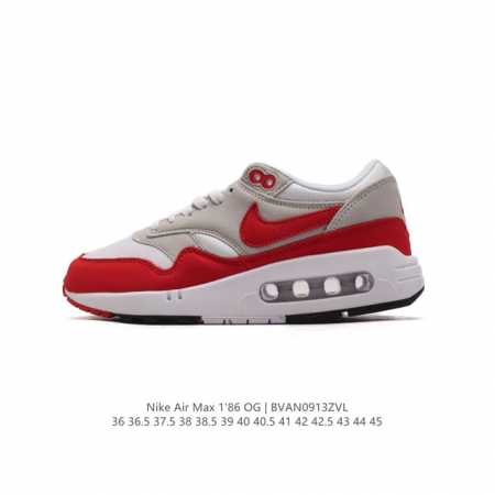 耐克nike Air Max 1'86 Og 经典复古小气垫缓震跑步鞋，穿上nike Air Max 1 '86 Og 高尔夫球鞋，成就街头传奇。该鞋款舒适耐穿 - 点击图像关闭
